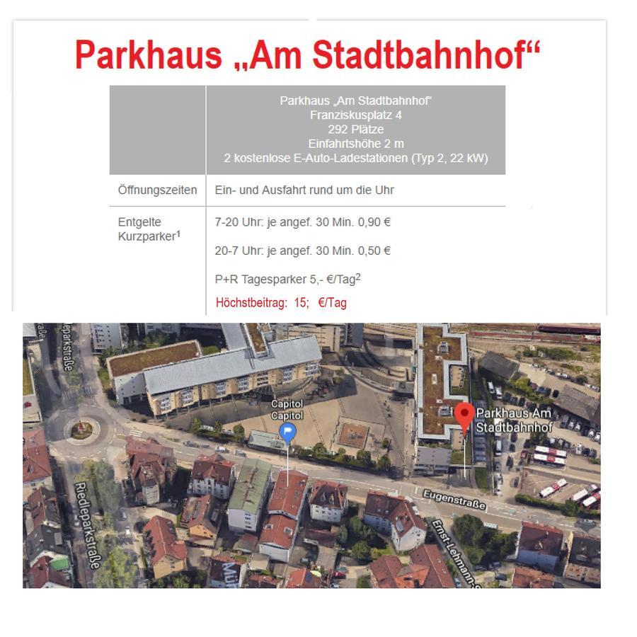 Hotel Capitol Zentrum - 24H - Friedrichshafen Zewnętrze zdjęcie
